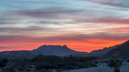 Desert Sunset Mitzpe Ramon, Israel