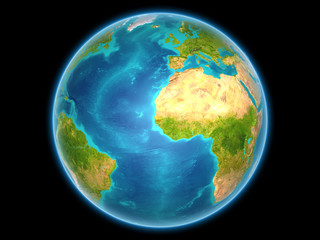 Gambia on planet Earth