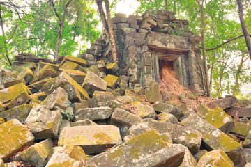 Beng Mealea, Ancient ruin of Cambodia.