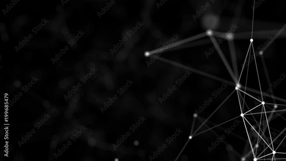 Poster element of the cluster. depth of field. pleasantly moving in space elements of graphic design. plexu