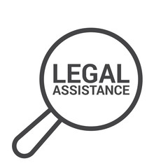 3864962 Law Concept: Magnifying Optical Glass With Words Legal Assistance