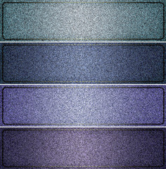 Fototapeta premium set of jeans banners