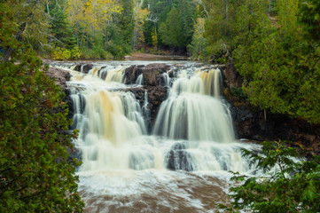 Fototapeta na wymiar Upper Gooseberry Falls