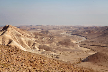 Negev natural reserve, part of Israel National Trail in Judaean Desert
