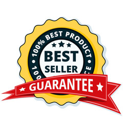 Best Seller label illustration