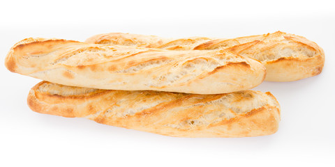 bread three baguette typical of France