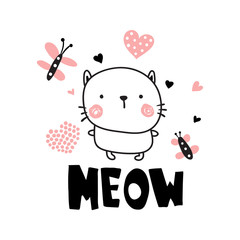Obraz premium adorable cat