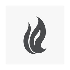 flammable design icon