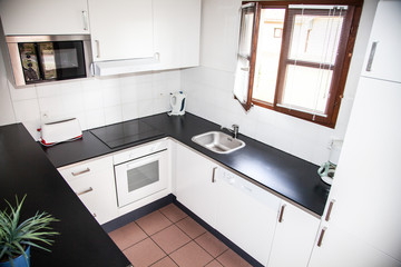 kitchen with appliances and a beautiful interior