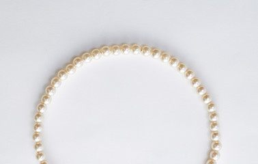 pearl hair band  on white background