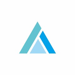 triangle logo design for company or organization