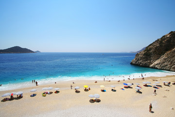 Beautiful Kaputas beach in Turkey