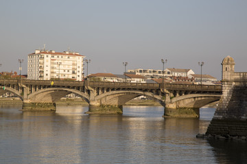 Pont Saint Esprit Bridge, River Adour; Bayonne