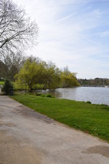 Paysage des bords de L'Erdre nantaises