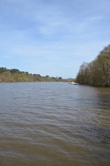 Paysage des bords de L'Erdre nantaises