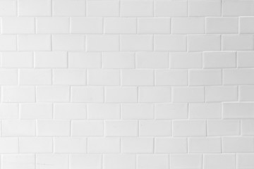 Fototapeta premium Porcelain tile texture patterned wall background white cream beige grey color