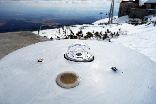A pyranometer, hydrometeorology