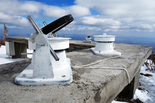 A pyranometer, hydrometeorology