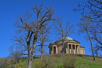 Fototapeta na wymiar Grabkapelle auf dem Württemberg bei Stuttgart