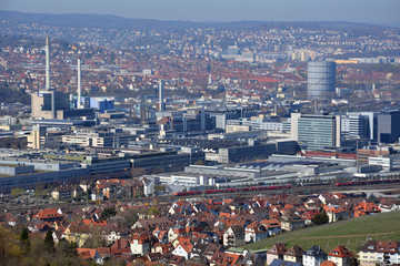 Obraz premium Untertürkheim bei Stuttgart