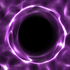 Futuristic Background. Lightning vortex background. 3D render illustrator. Abstract Tunnel. Futuristic Style. Turning Tube. Perspective Backdrop. Frame with space for text.