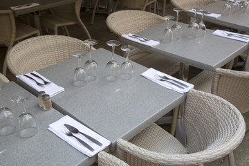 Restaurant Table Setting