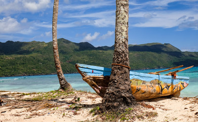 Fototapeta premium Fishing boats in the Caribbean sea