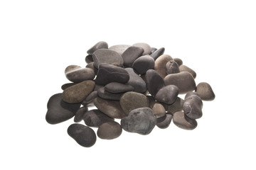 stones isolated on white background