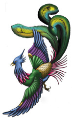 Fototapeta premium Chinese phoenix illustrarion
