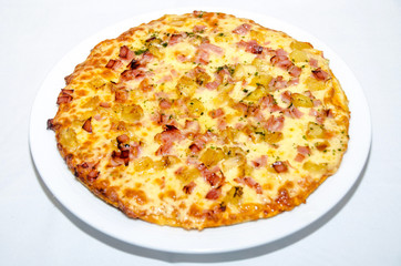 Hawaiian Pizza Isolated