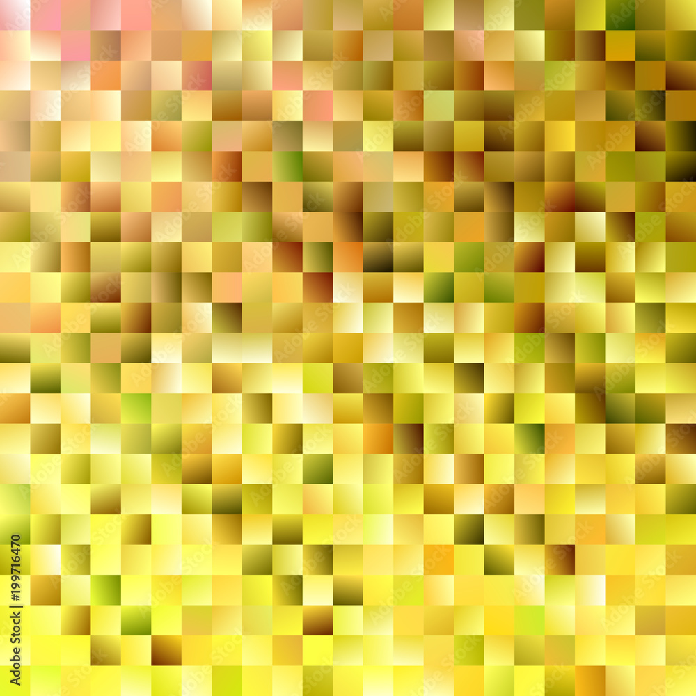 Poster geometrical abstract square background - trendy vector illustration from gradient squares