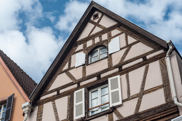 retail of typical architecture in Colmar - France