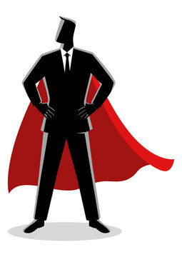 Businessman as a superhero