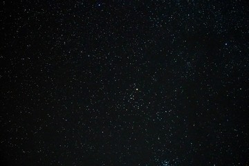 Black Starry Night Sky