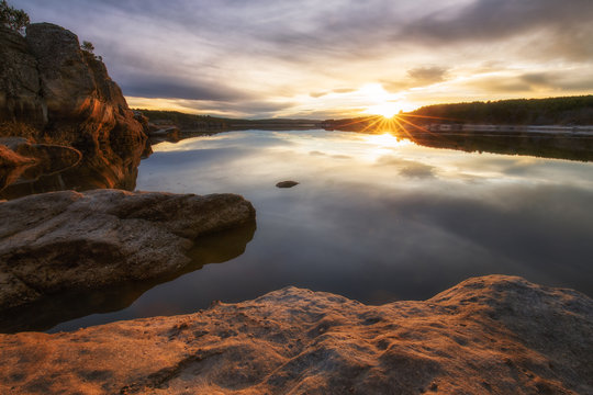 Cuerda del Pozo reservoir at Soria, Duero river