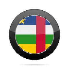 Flag of Central African Republic. Black button.