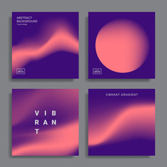 design templates with vibrant gradient shapes - 199724067