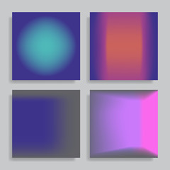 Fototapeta na wymiar design templates with vibrant gradient shapes