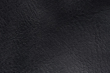 Black leather surface