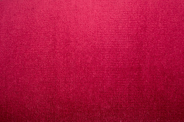 Texture of red velvet.
