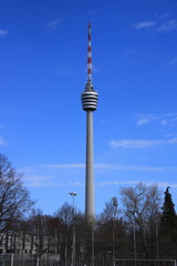 blick auf den stuttgarter fernsehturm