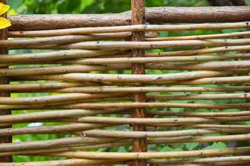 The right wicker fence in Russian traditions