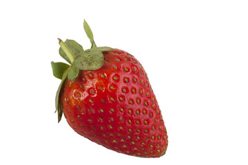 Strawberry isolated on white background. Clipping Path