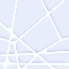 Abstract geometric composition with polygons lines and shadow