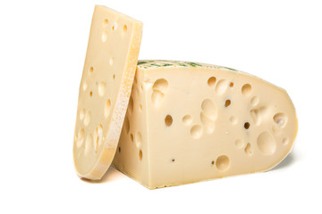 emmental sur fond blanc