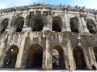 Nimes,ciudad de Francia en la región de Occitania all sur del pais con importantes restos romanos