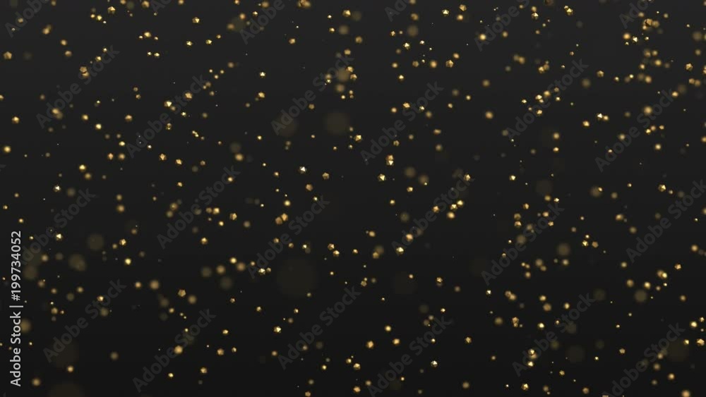 Poster abstract 3d rendering of chaotic particles. computer generated flying polygonal spheres in empty spa