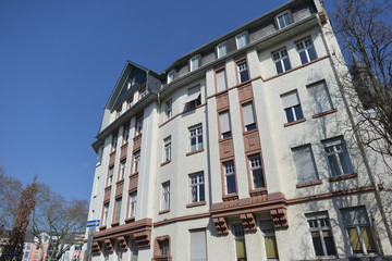 Fototapeta na wymiar Offenbach am Main - Mathildenviertel mit gründerzeitlicher Bebauung 