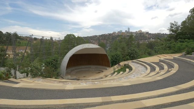 Outdoor amphitheater at Kigali Memorial
