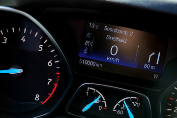 Modern car Dashboard